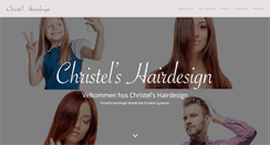 Desktop Screenshot of christelshairdesign.dk